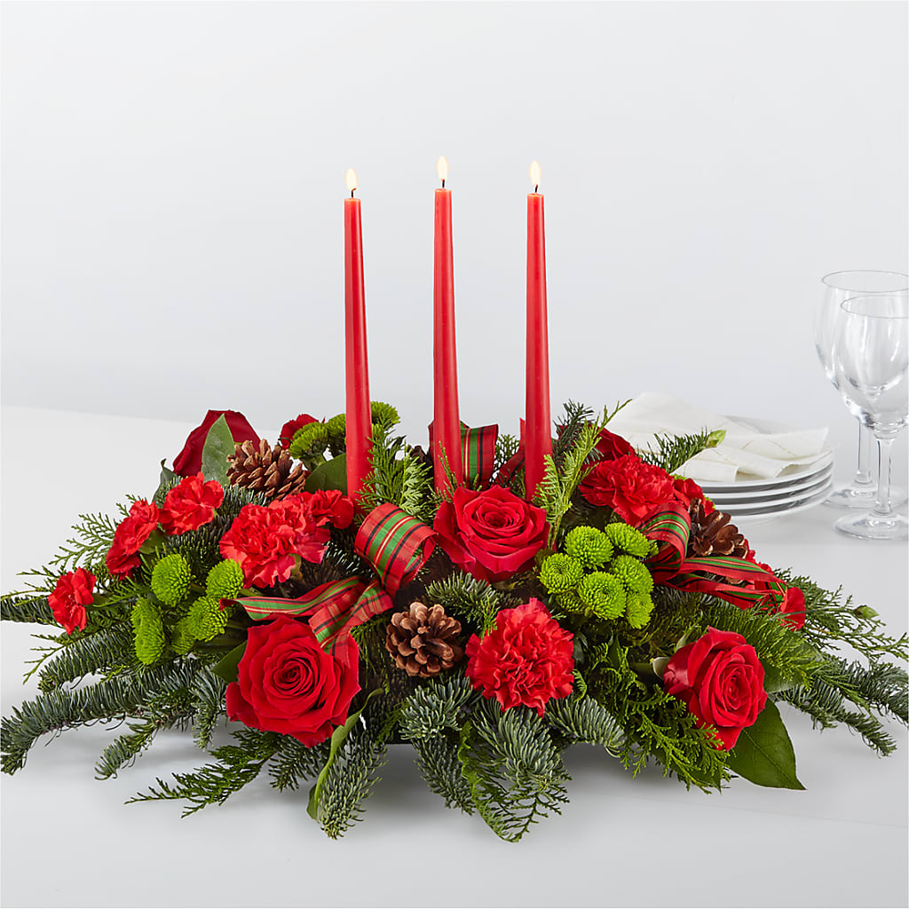 By the Candlelight Centerpiece – Joyce Florist Of Dallas Inc, Dallas TX