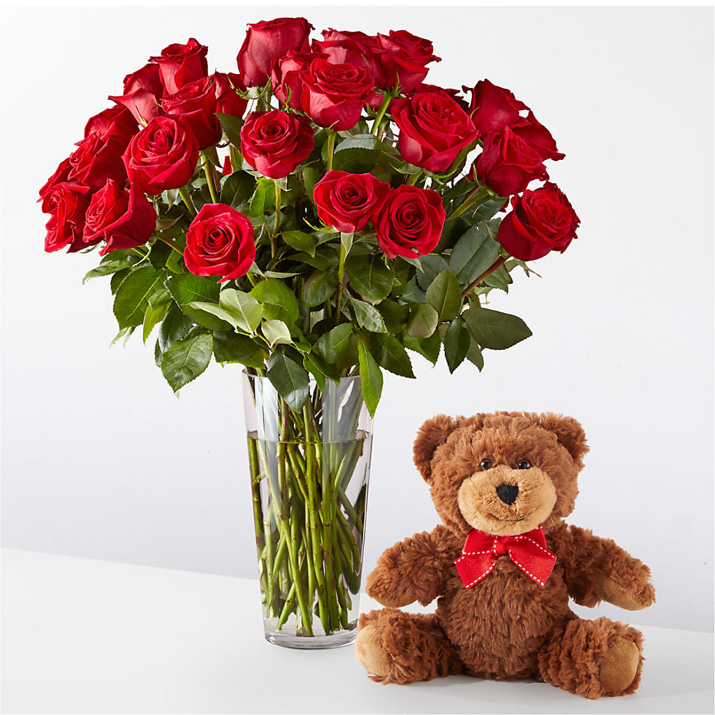 Romantic Long Stem Red Rose Bouquet Bundles – Joyce Florist Of Dallas Inc, Dallas TX