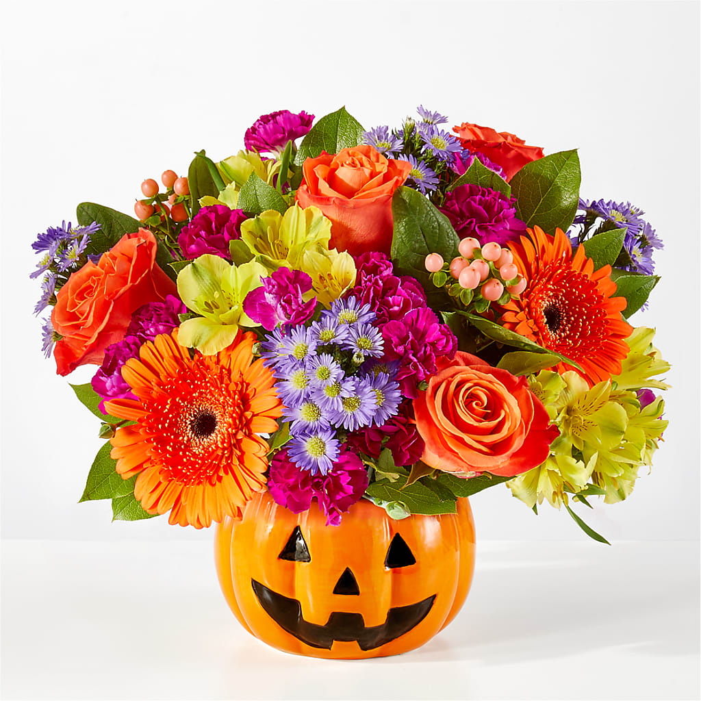 Tricks & Treats Pumpkin – Joyce Florist Of Dallas Inc, Dallas TX