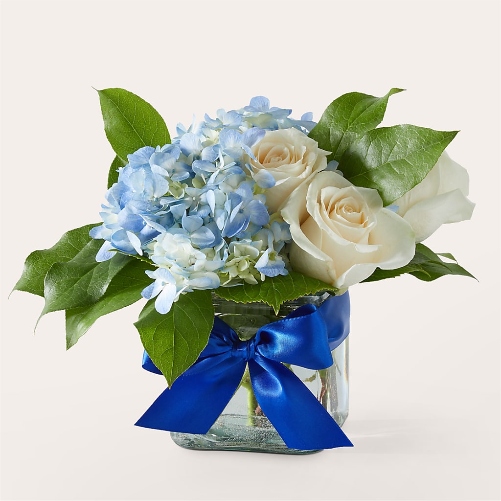Sky Blue Delight Bouquet – Joyce Florist Of Dallas Inc, Dallas TX