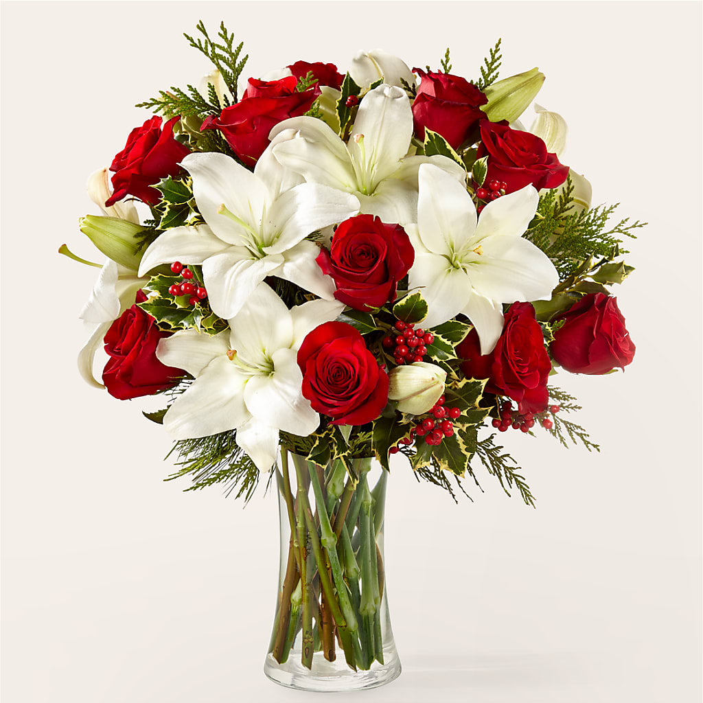 Sparkling Snowflakes Bouquet – Joyce Florist Of Dallas Inc, Dallas TX