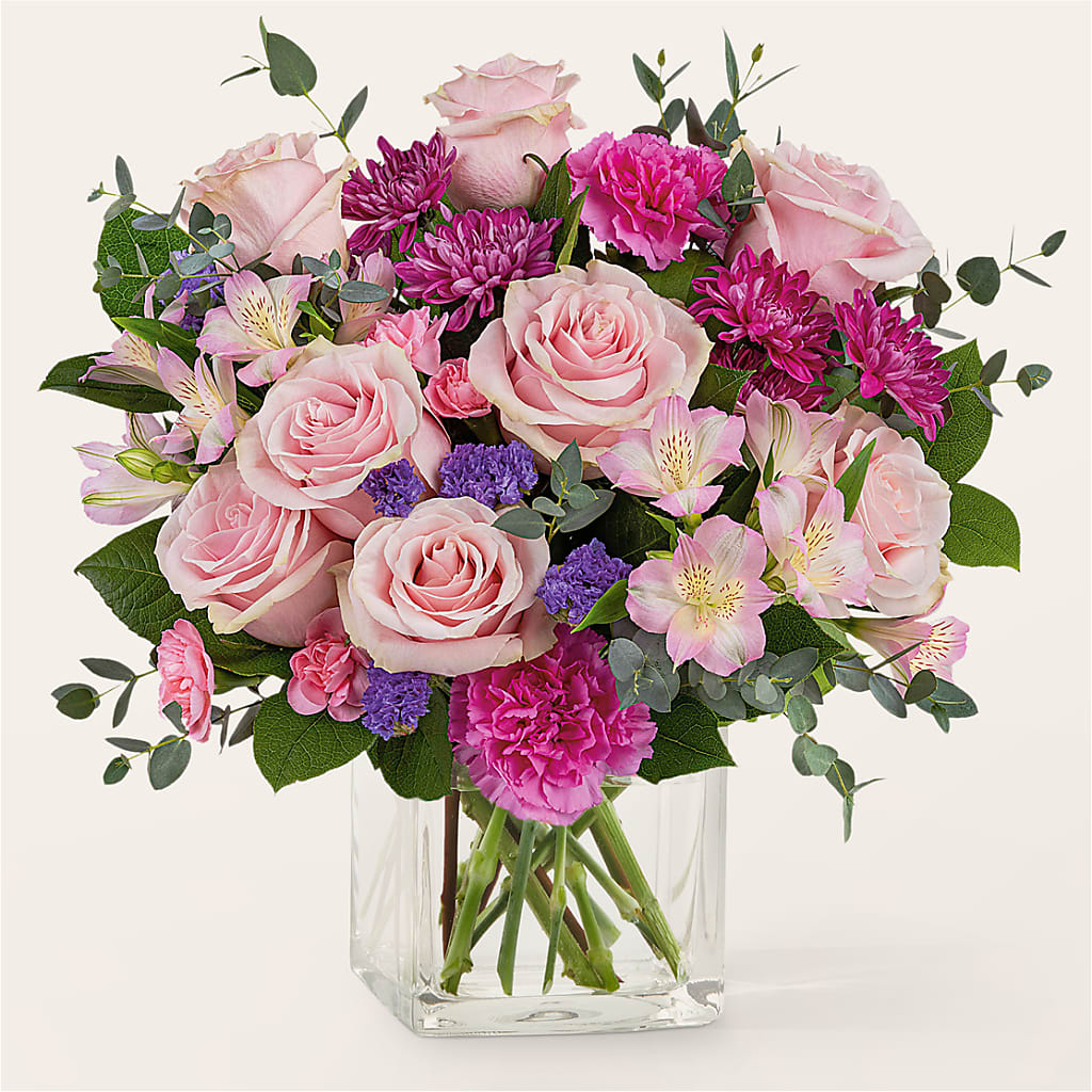 Rosy Radiance Bouquet – Joyce Florist Of Dallas Inc, Dallas TX