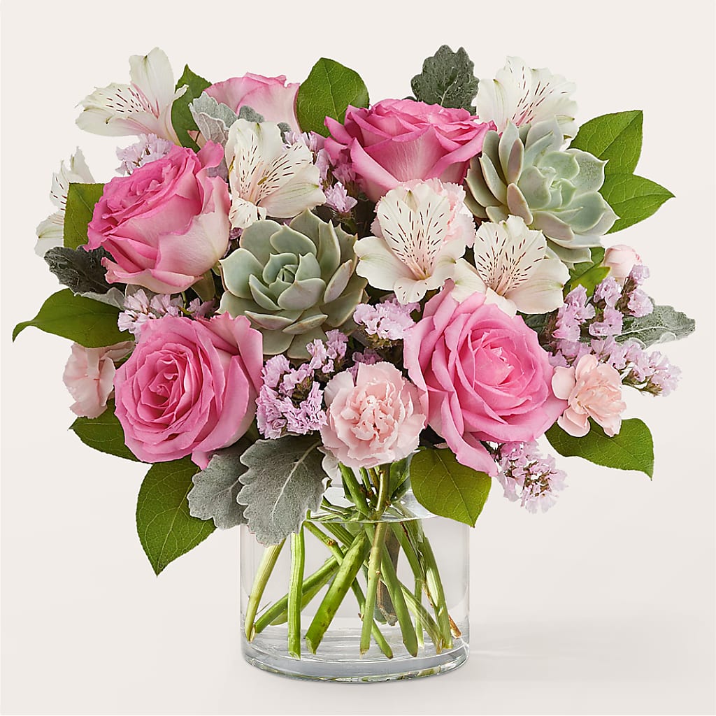Dusty Rose Bouquet – Joyce Florist Of Dallas Inc, Dallas TX