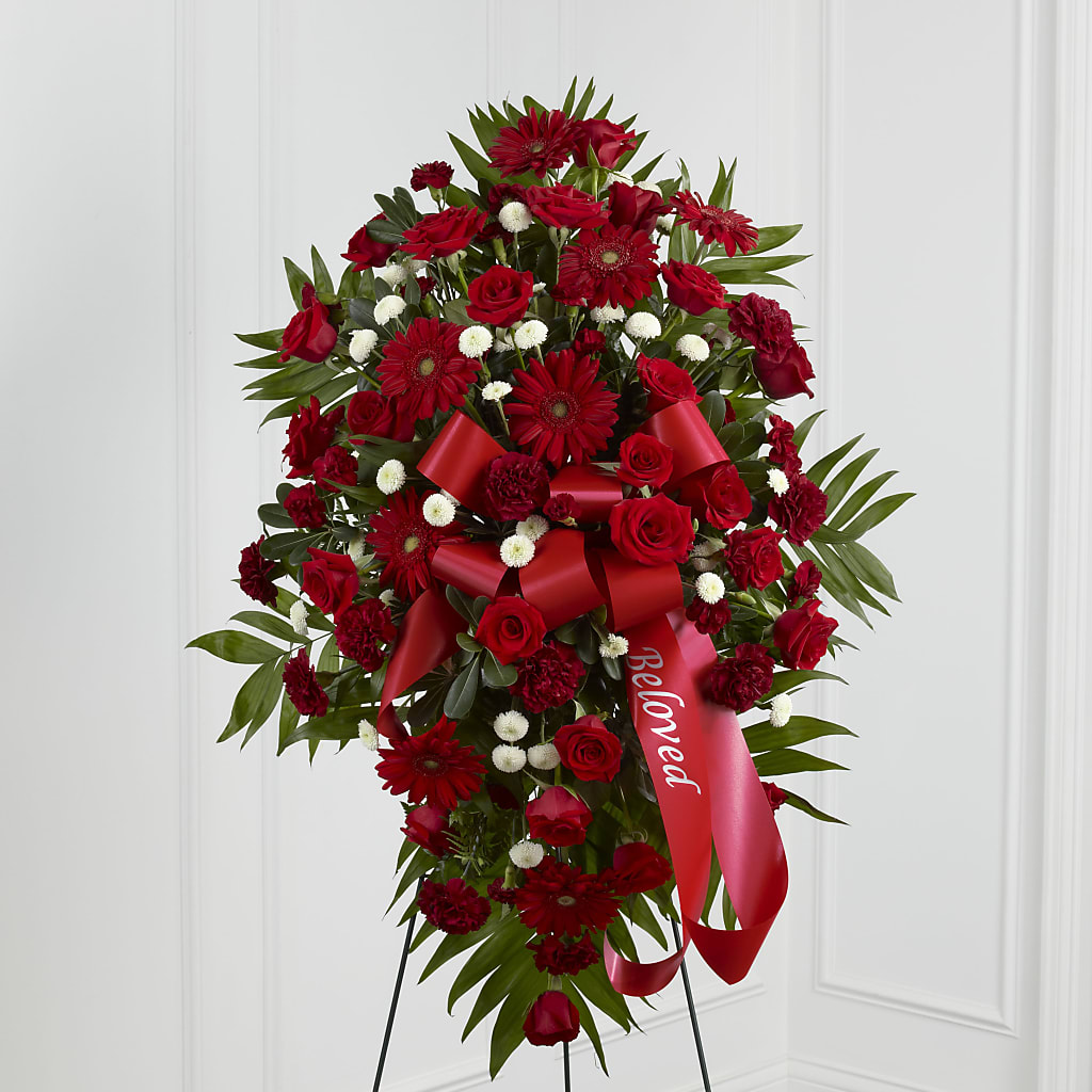 Treasured Memories Standing Spray – Joyce Florist Of Dallas Inc, Dallas TX