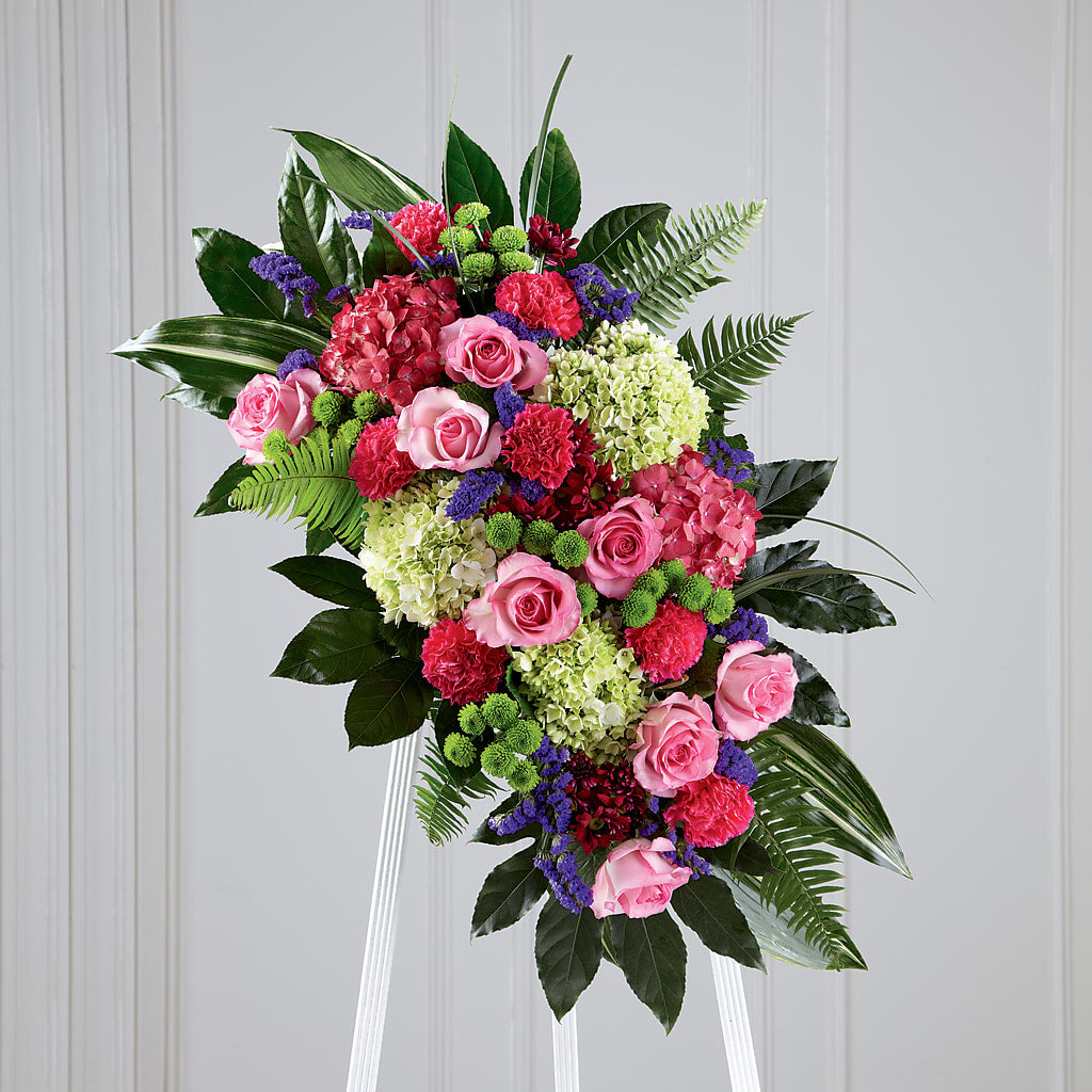 Refreshing Mix Standing Spray – Joyce Florist Of Dallas Inc, Dallas TX