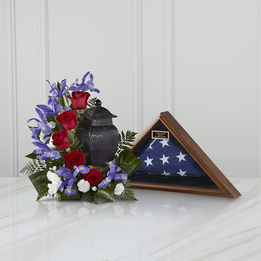 Patriotic Tribute Arrangement – Joyce Florist Of Dallas Inc, Dallas TX