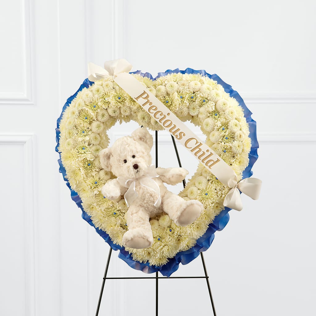 Precious Child Standing Heart – Joyce Florist Of Dallas Inc, Dallas TX