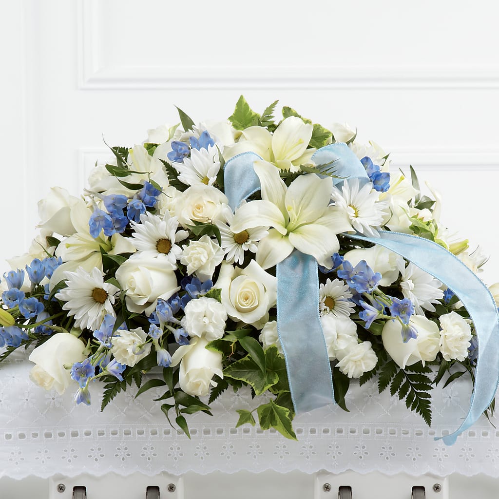 Tender Treasure Casket Spray – Joyce Florist Of Dallas Inc, Dallas TX