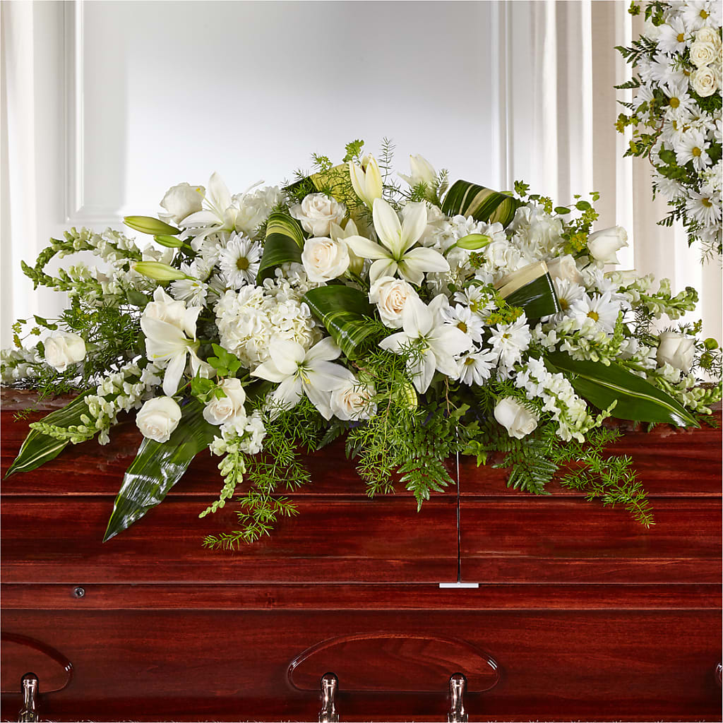 Abundance Casket Spray – Joyce Florist Of Dallas Inc, Dallas TX
