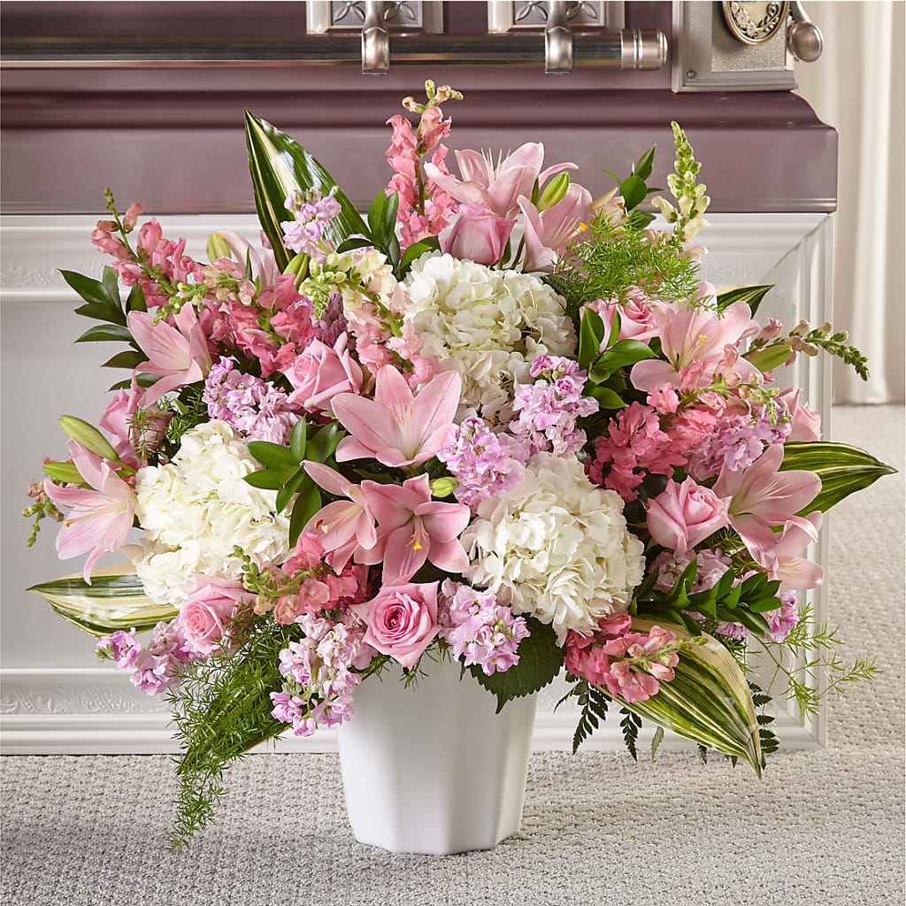 Simply Serene Floor Basket – Joyce Florist Of Dallas Inc, Dallas TX