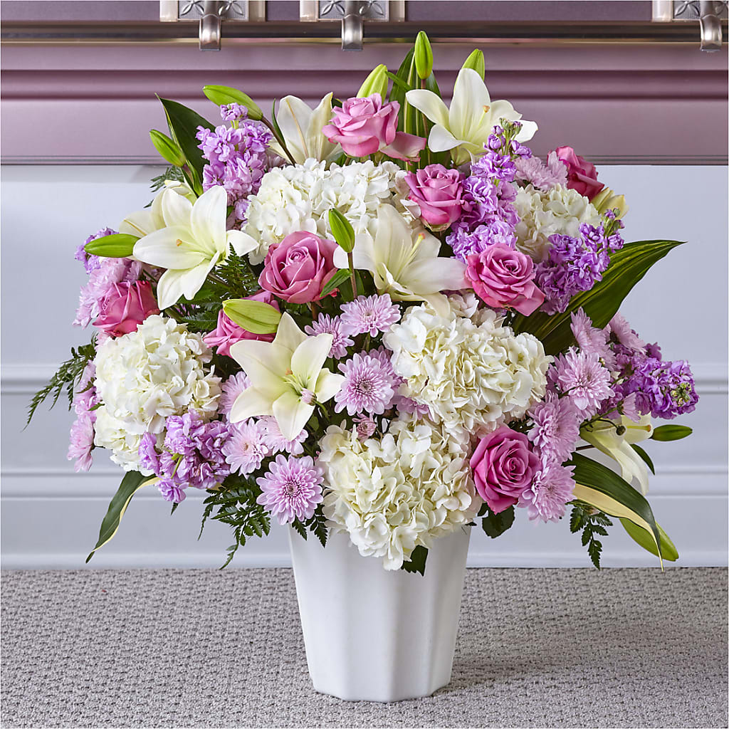 Heaven Sent Floor Basket – Joyce Florist Of Dallas Inc, Dallas TX