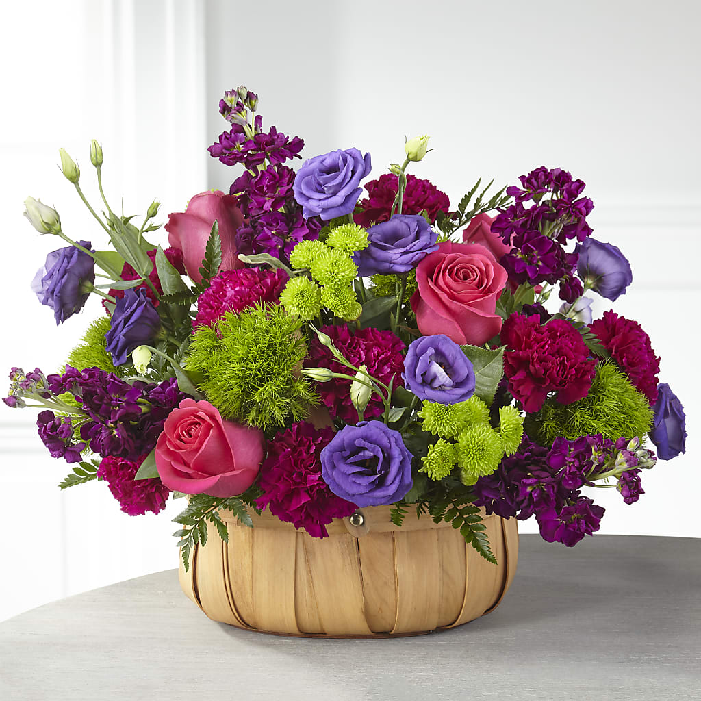 Serene Sanctuary Basket – Joyce Florist Of Dallas Inc, Dallas TX