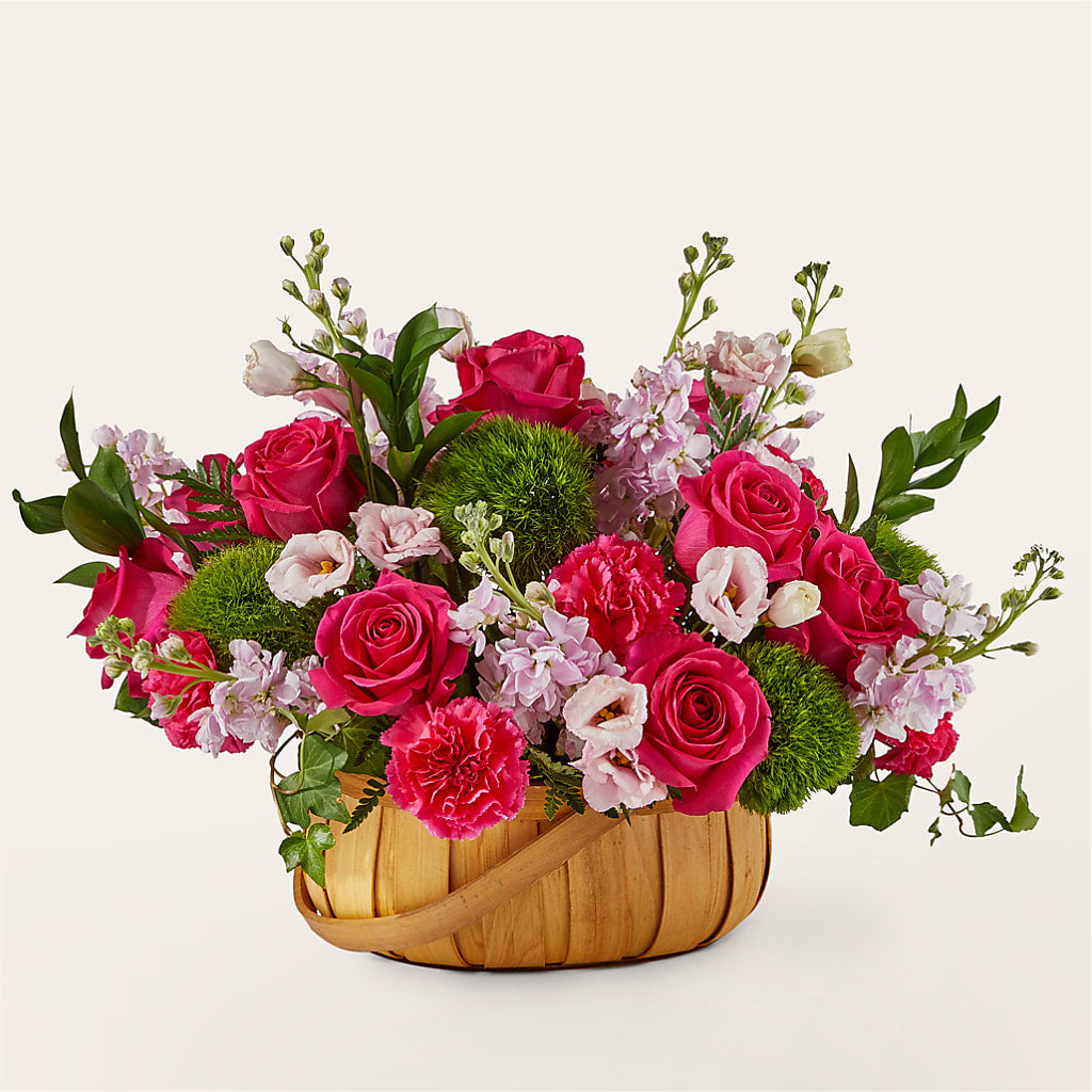 Radiance in Bloom Basket – Joyce Florist Of Dallas Inc, Dallas TX