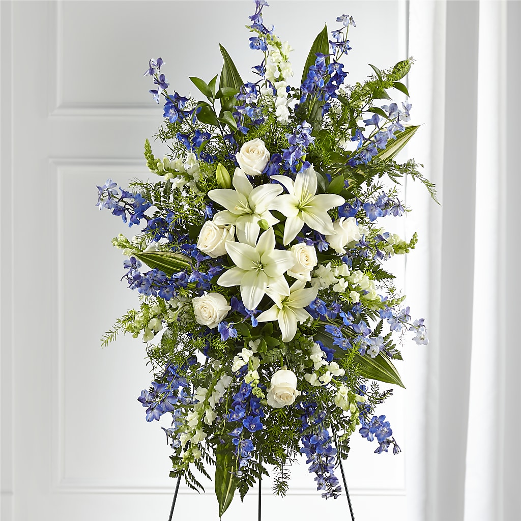 Faithful Friend Standing Spray – Joyce Florist Of Dallas Inc, Dallas TX