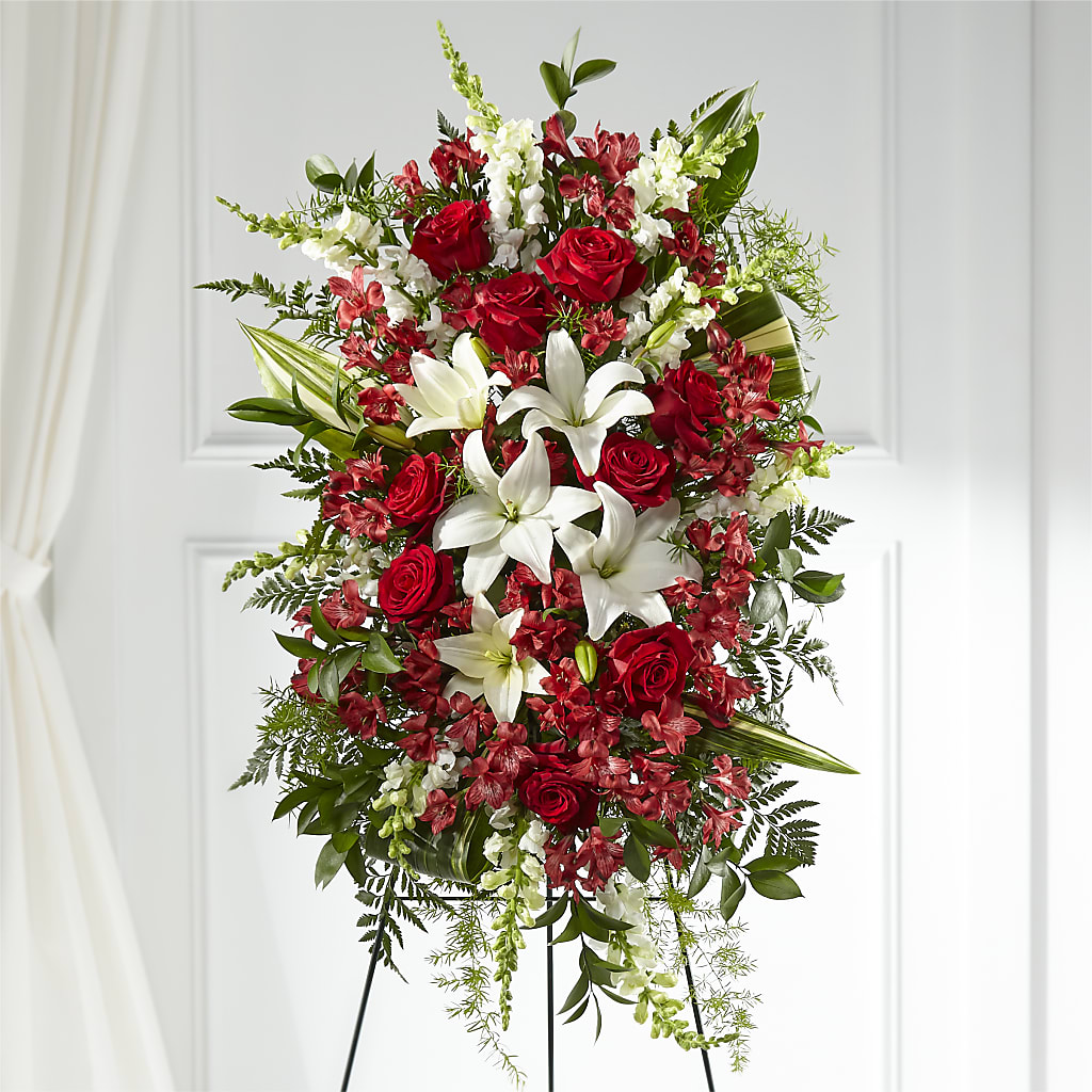 Everlasting Memory Standing Spray – Joyce Florist Of Dallas Inc, Dallas TX
