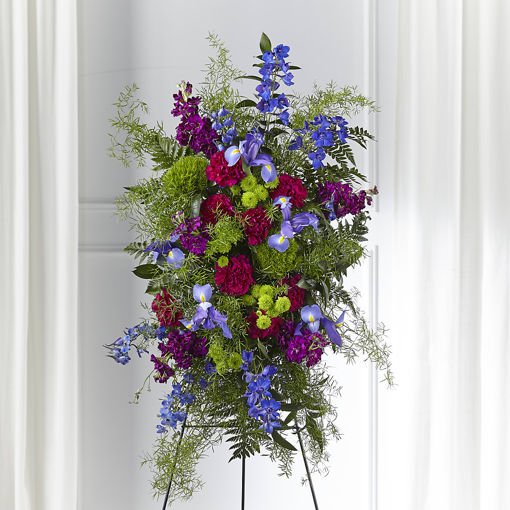 Heavenly Skies Standing Spray – Joyce Florist Of Dallas Inc, Dallas TX