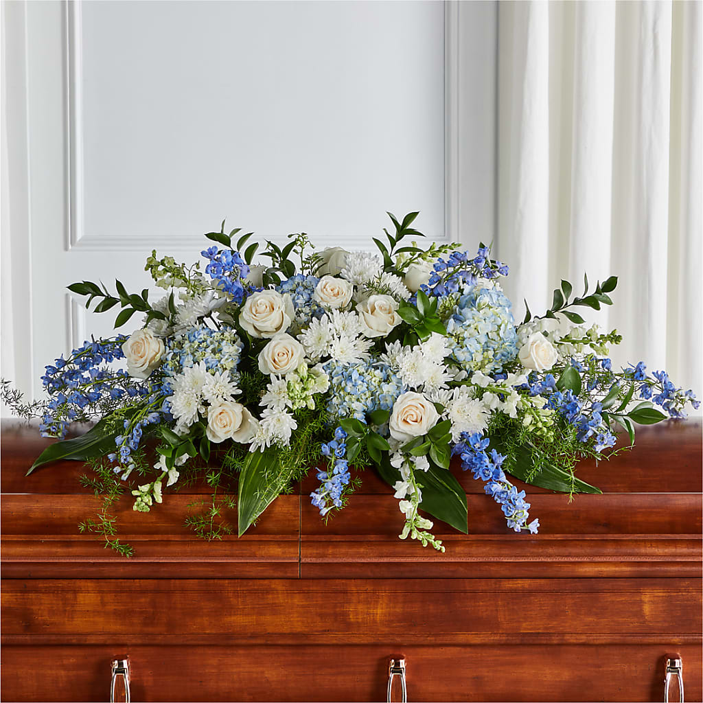 Timeless Essence Casket Spray – Joyce Florist Of Dallas Inc, Dallas TX