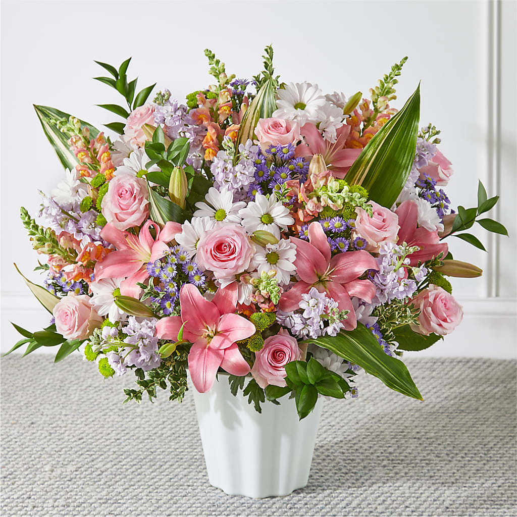 Abundant Compassion Floor Basket – Joyce Florist Of Dallas Inc, Dallas TX