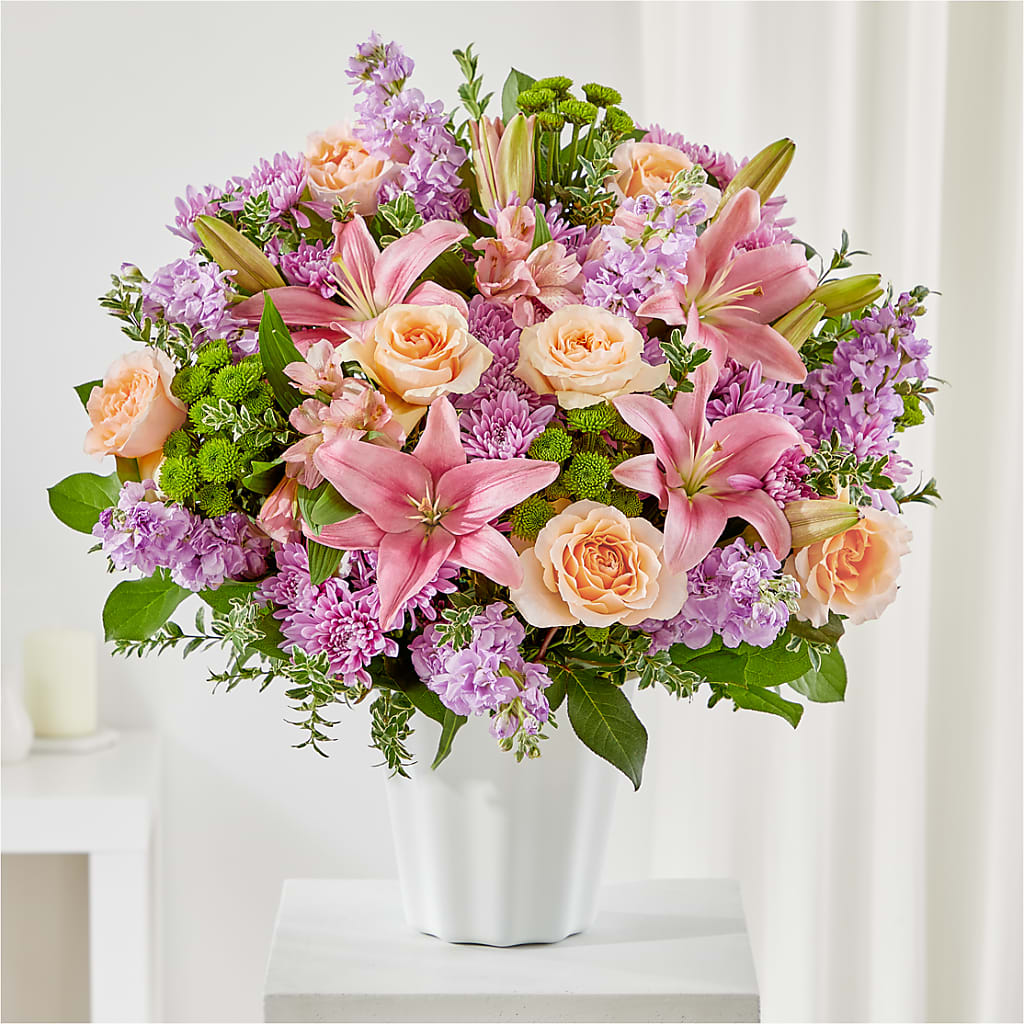 Supportive Embrace Tabletop Basket – Joyce Florist Of Dallas Inc, Dallas TX