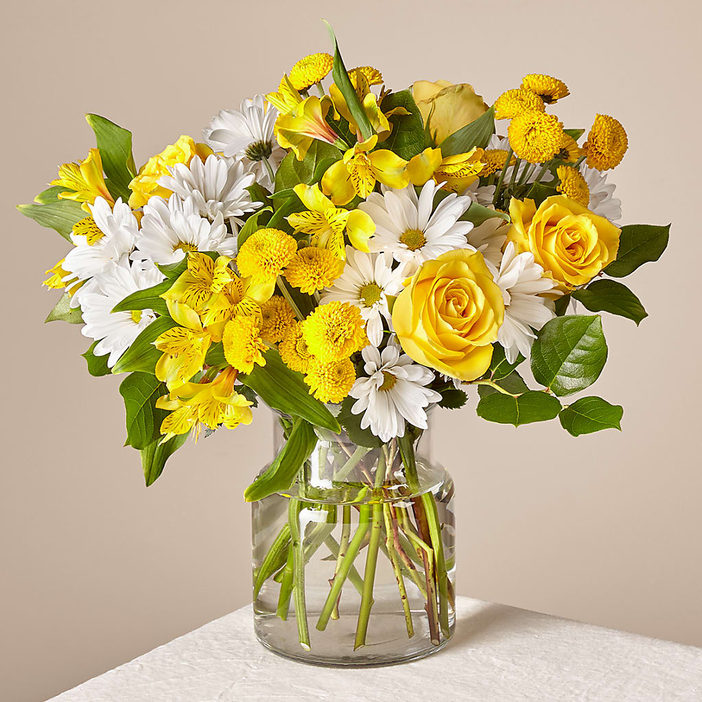 Sunny Sentiments Bouquet – Joyce Florist Of Dallas Inc, Dallas TX