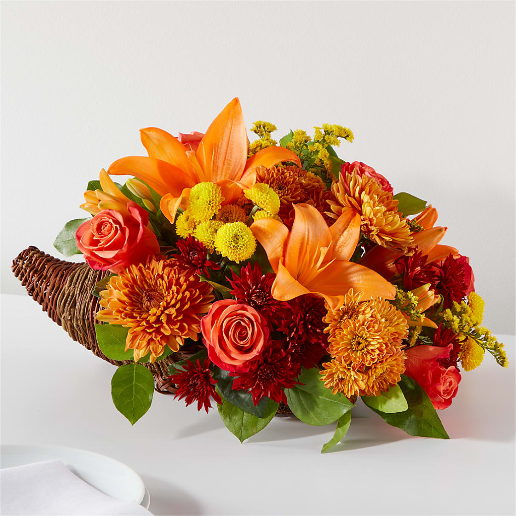 Bouquet of Blessings Cornucopia – Joyce Florist Of Dallas Inc, Dallas TX
