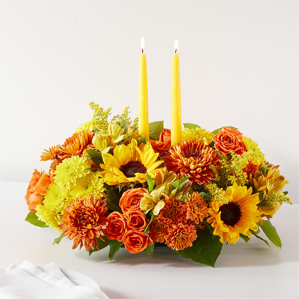 Autumn Harmony Centerpiece – Joyce Florist Of Dallas Inc, Dallas TX