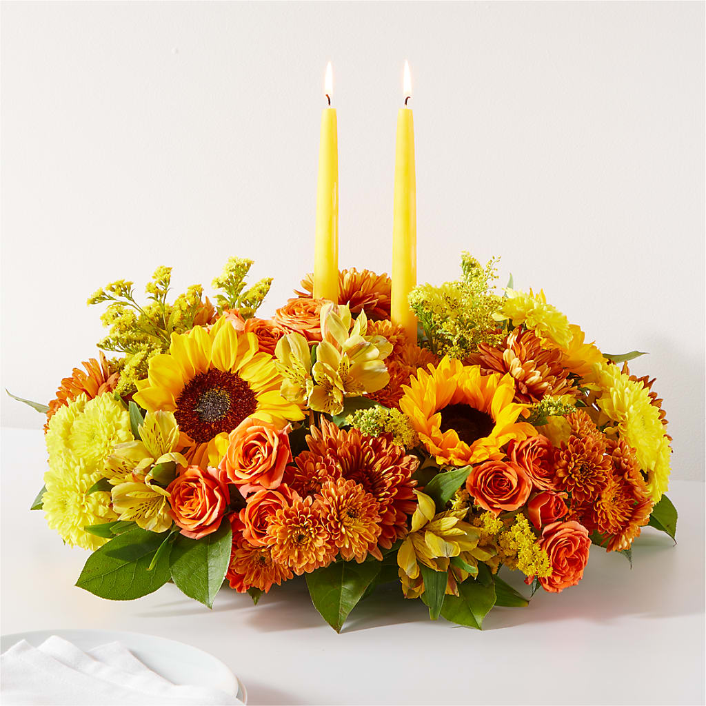 Autumn Harmony Centerpiece – Joyce Florist Of Dallas Inc, Dallas TX