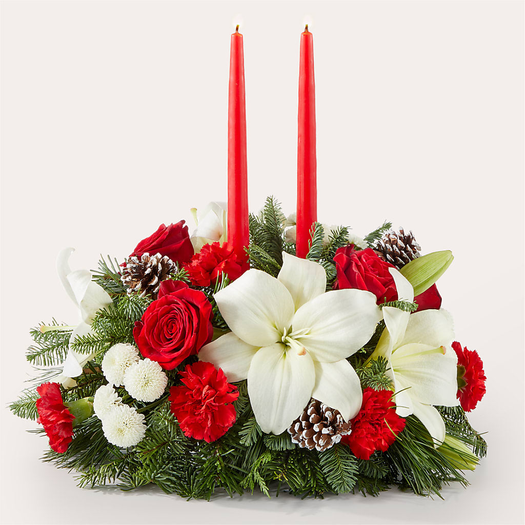 Seasonal Festivities Centerpiece – Joyce Florist Of Dallas Inc, Dallas TX