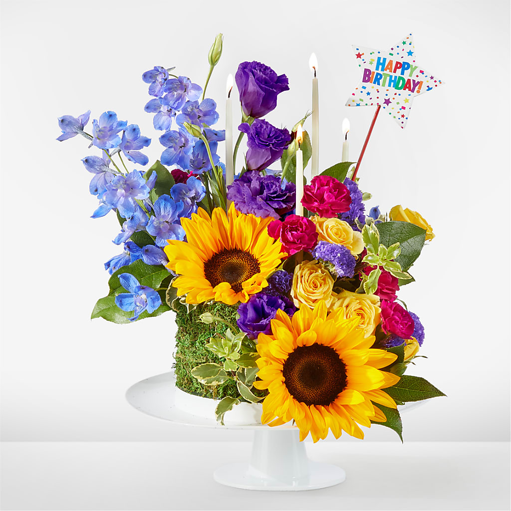 Star of the Day Floral Cake – Joyce Florist Of Dallas Inc, Dallas TX