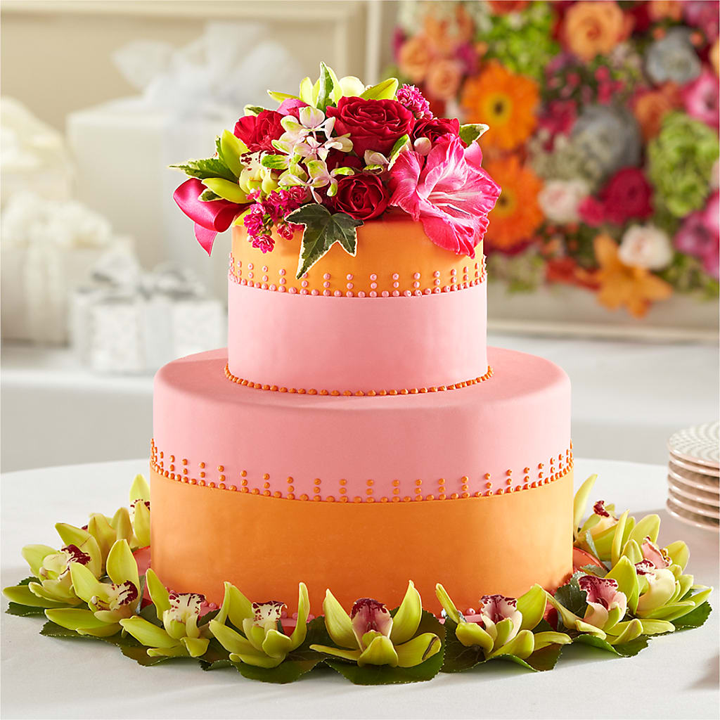 Sweet Citrus Cake Decor – Joyce Florist Of Dallas Inc, Dallas TX