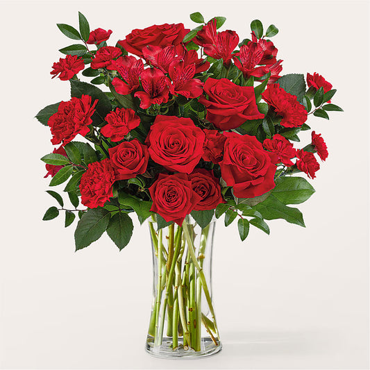 Brilliant Ruby Bouquet –  Joyce Florist Of Dallas Inc, Dallas TX