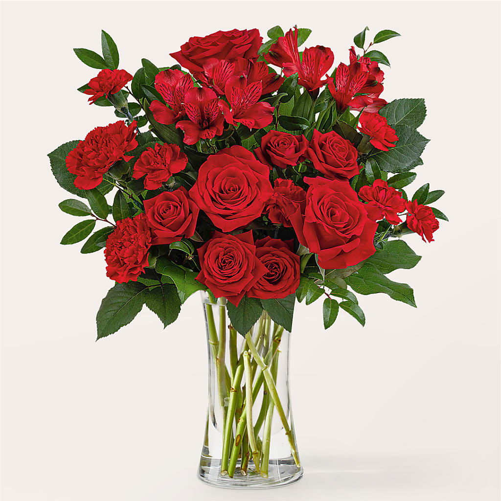 Brilliant Ruby Bouquet –  Joyce Florist Of Dallas Inc, Dallas TX