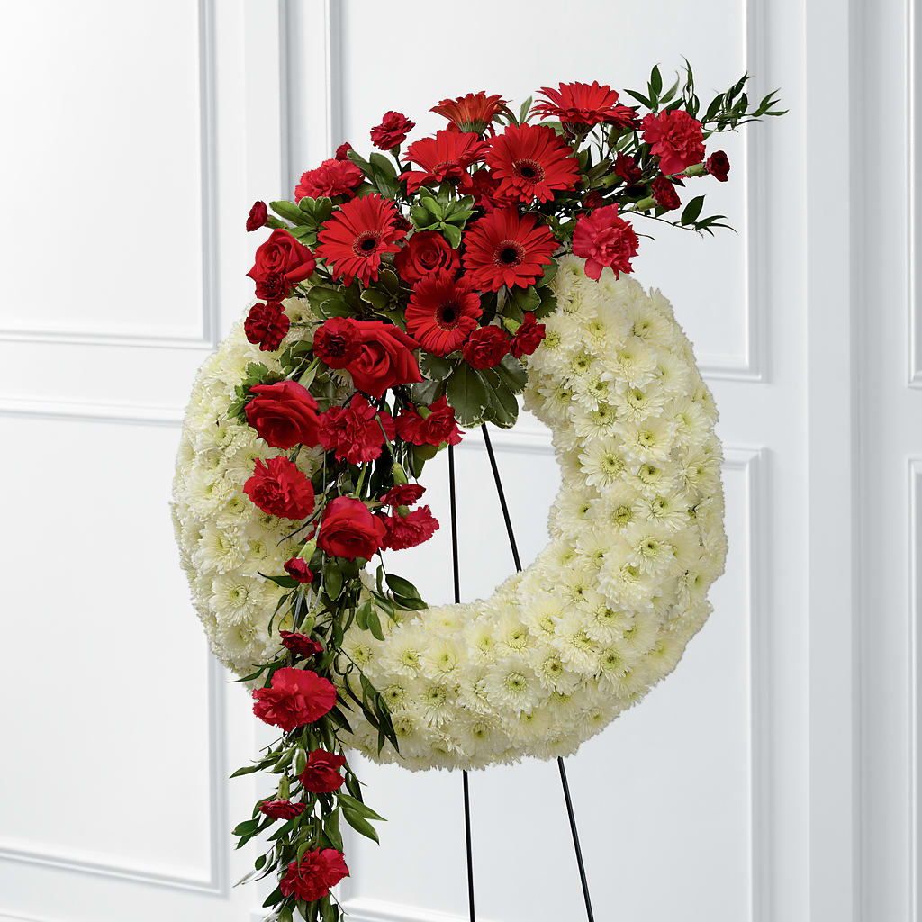 Graceful Tribute Wreath –  Joyce Florist Of Dallas Inc, Dallas TX