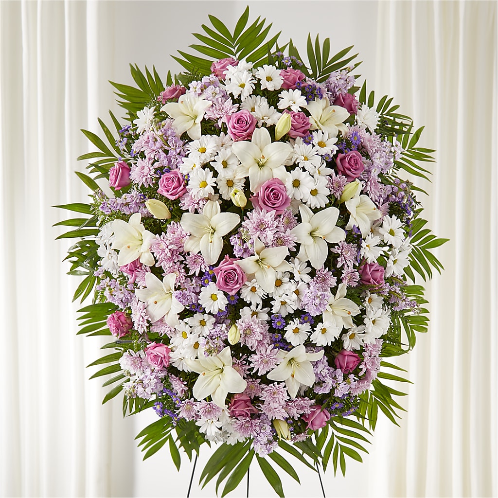 Surrounded by Love Standing Spray –  Joyce Florist Of Dallas Inc, Dallas TX